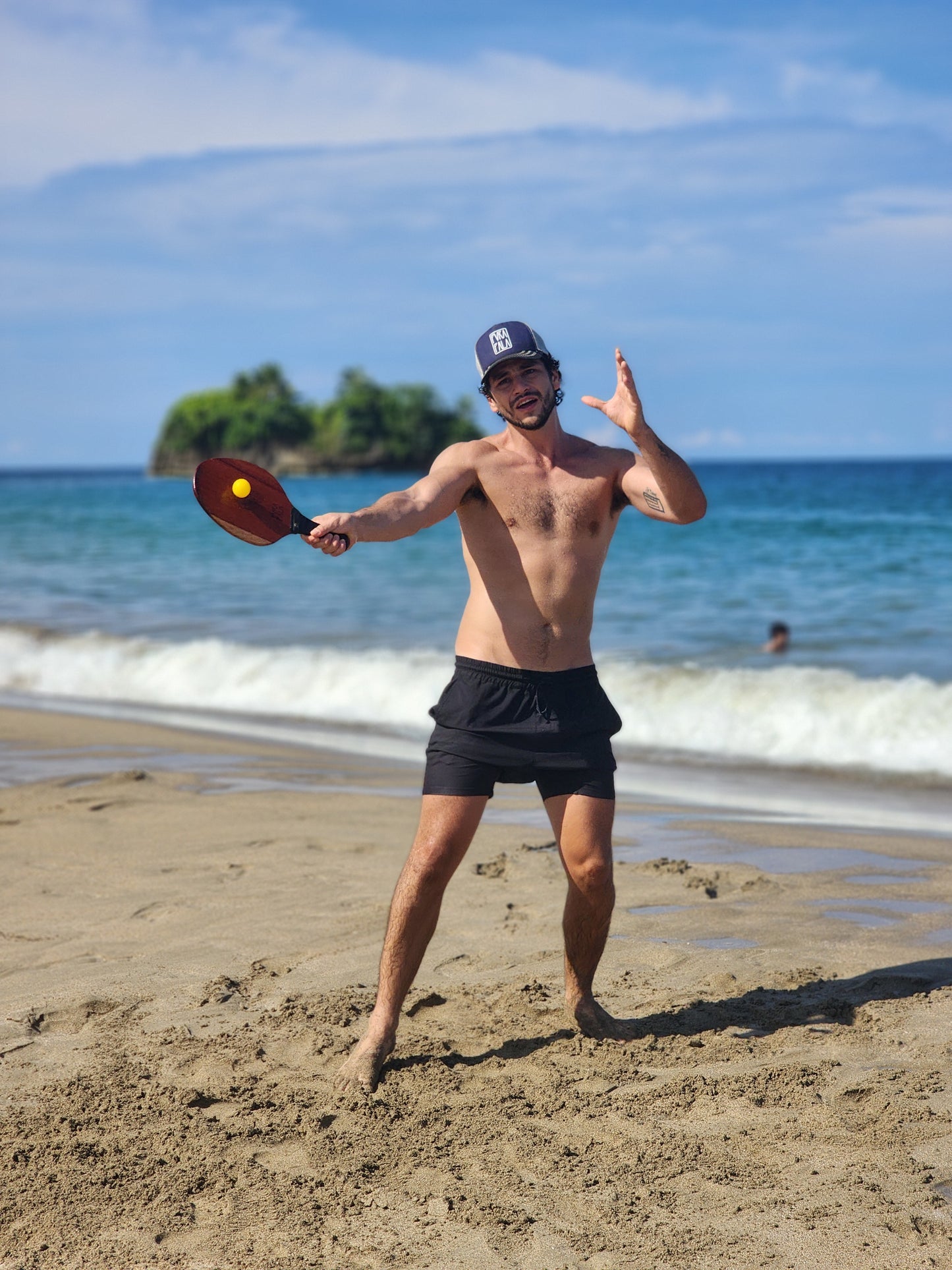 Juego de Palas de Playa de Laurel con 2 Bolas